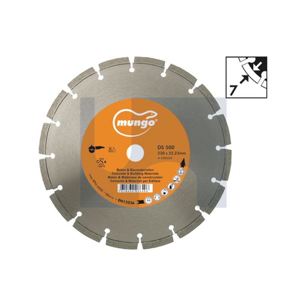 Ds500 Diamond Blade Diamond Blade Mungo 230 22_40092643_MUDDS5002305232