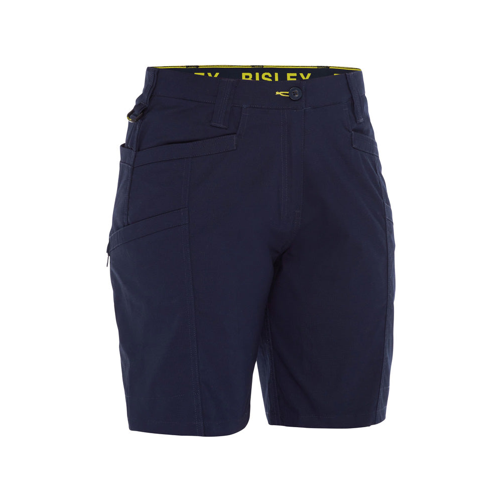 Shorts X Airflow Womens Stretch Vented Cargo 215gsm BSHL1150 Navy 16_40050375_BSHL1150_BPCT16