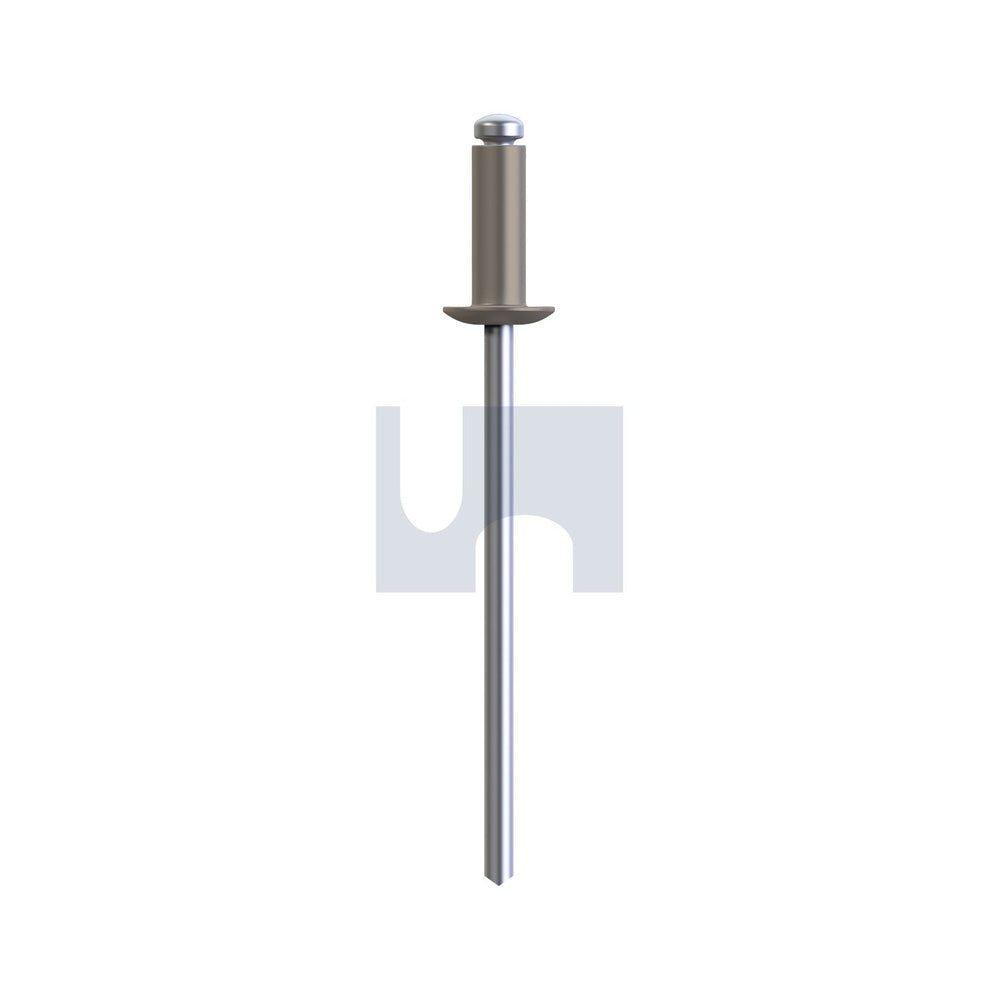Rivet Dome Head Open Gully 73As2 - Alum 5052/Steel Zp #55 - Pk 1000_40093758_RGU73OAS505