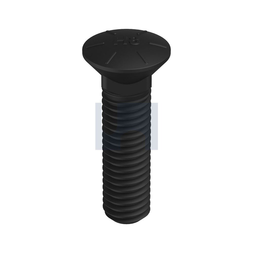 Unc Plow Bolt Sq Neck Plain Hec/Grade 8 3/8'' Unc 1-1/2'' - Pk 150_40090042_CBPG8PC0370150