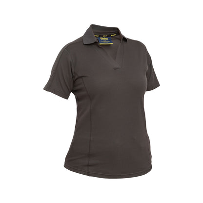 Polo Womens S/S Cotton/Poly 160gsm Charcoal 8 Bisley_40114385_BKL1202_BCCG8