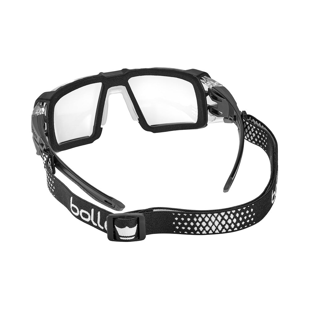 Glasses Safety Rush+ 2.0 XP Clear Lens Black/Grey Frame Small Bolle RUSX_40074532_RUSXSN10A