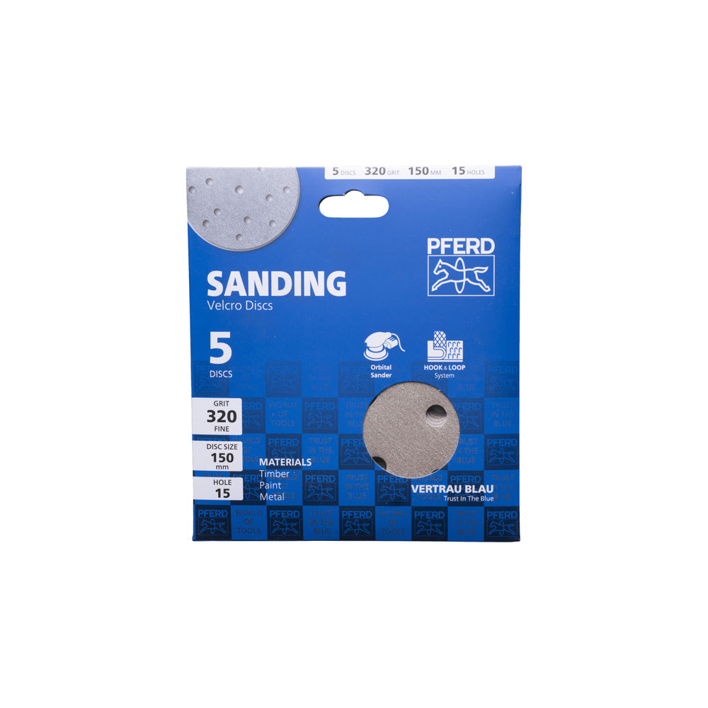 POS uni. alu. oxide hook and loop-backed abrasive disc KSS ECO AC 150 A320_40108429_45017923