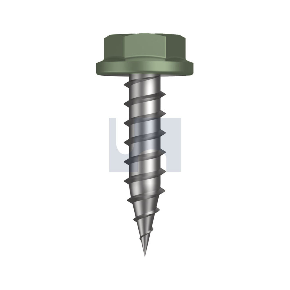 Needle Pt Sds Flg Hex Pale Eucalypt-Cl4 #10-12 20 - Pk 1000_40095416_TPEN4FH1012020