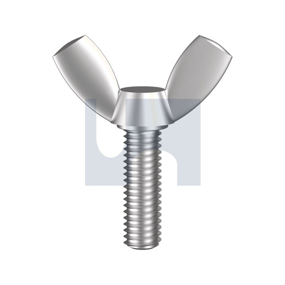 Metal Thread Wing Screw 304 Stainless Din316B/A2 M8 30 - Pk 25_40093124_MS04PWM080030