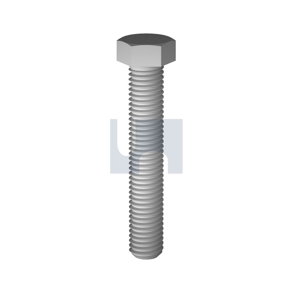 Hex Set Screw Zinc Flake Silver Iso 4017/Class 8.8 M10 50 - Pk 100_40091996_BS88FCM100050