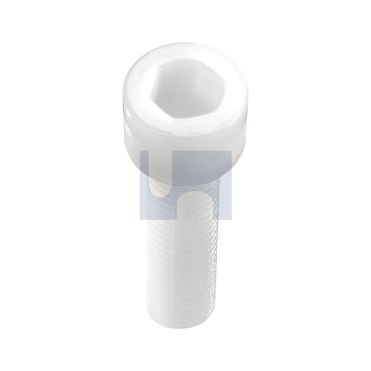 Socket Head Cap Screw Nylon Natural Din 912/Nylon M12 20 - Pk 25_40100071_SH66PCM120020