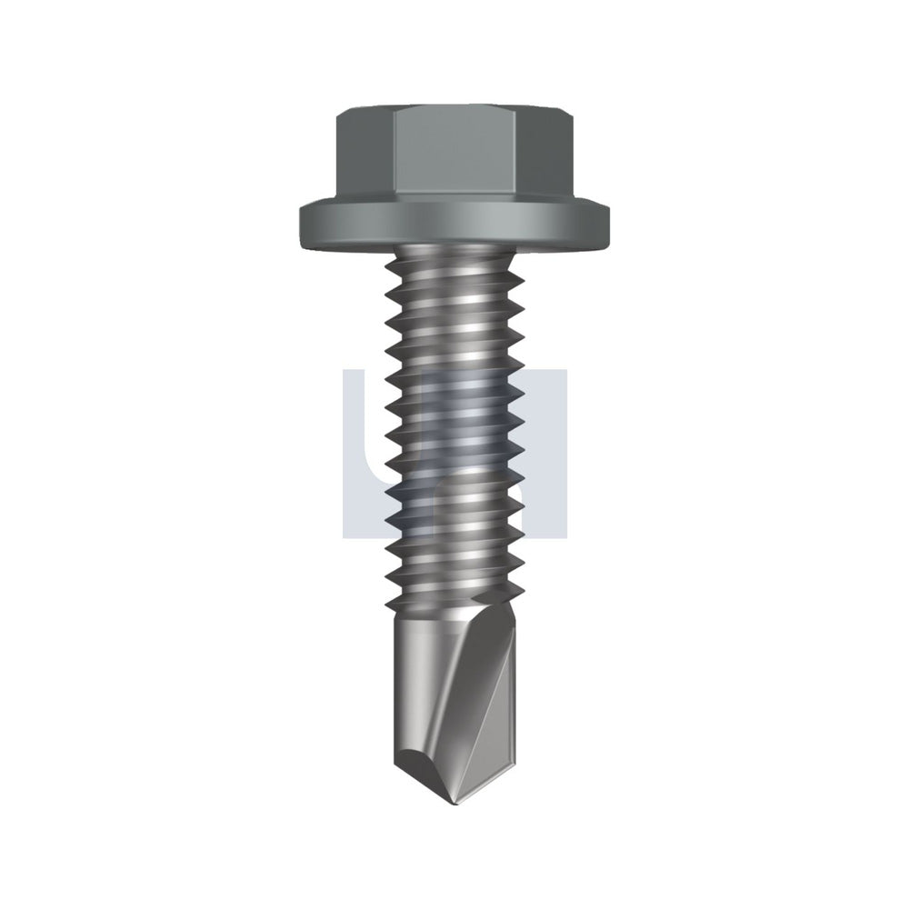 Metal Sds Flg Hex Hd Windspray (Smokey) -Cl4 As3566 #14-20 25 - Pk 1000_40096186_TWNM4FH1420025
