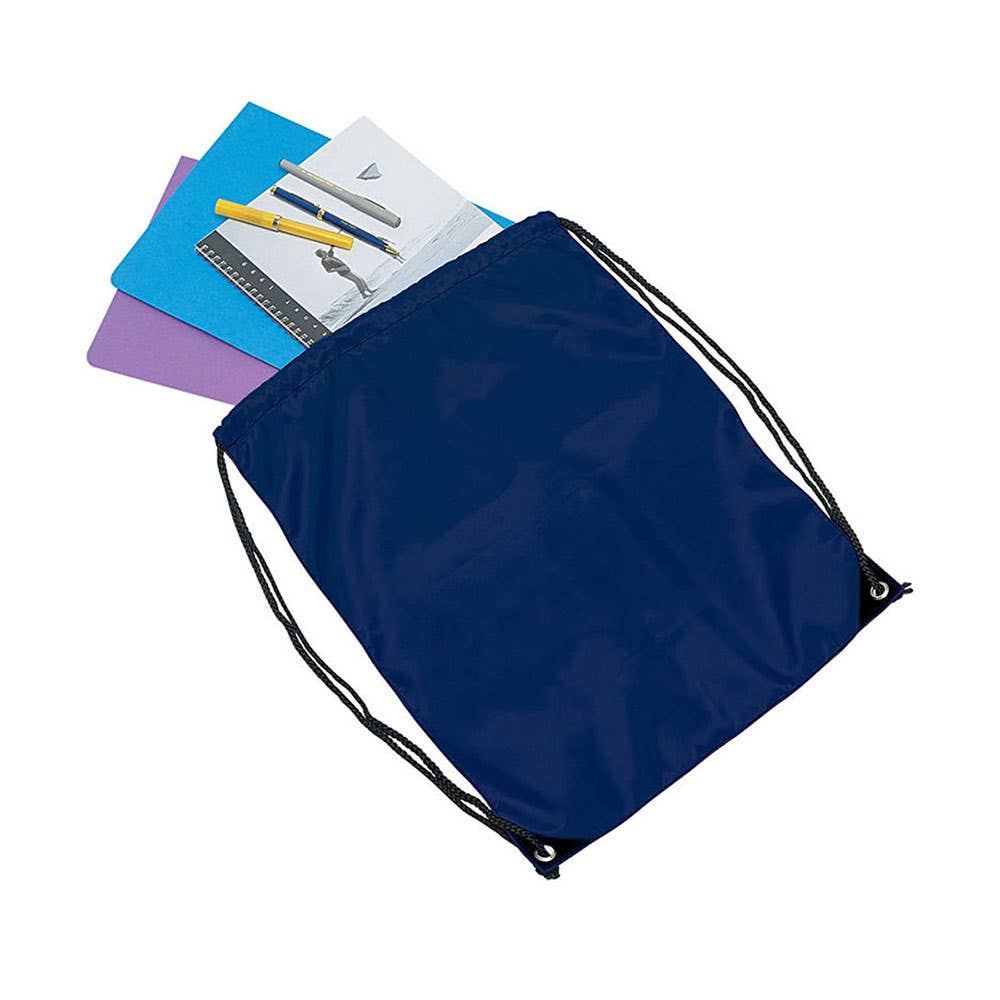 B229 Backsack Drawstring Bag Navy 246228 B229-NA