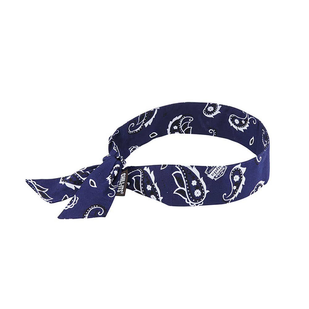6700 Chill-Its&reg; Evaporative Cooling Bandana Navy Western 36001130 12306