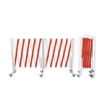 Aluminium Mobile Expanding Barrier Red/White 5m 455562 A3311