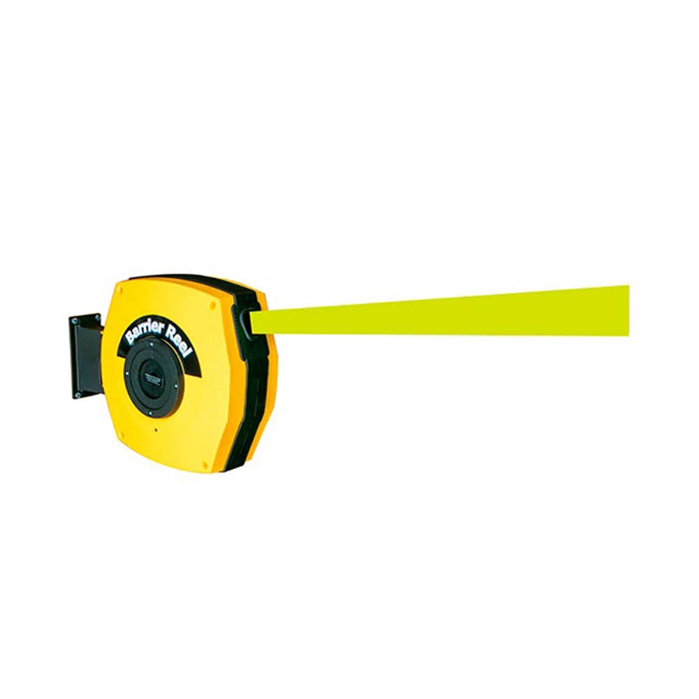 Hi-Vis Barrier Reel Fluoro Yellow 15m 448787 A3990