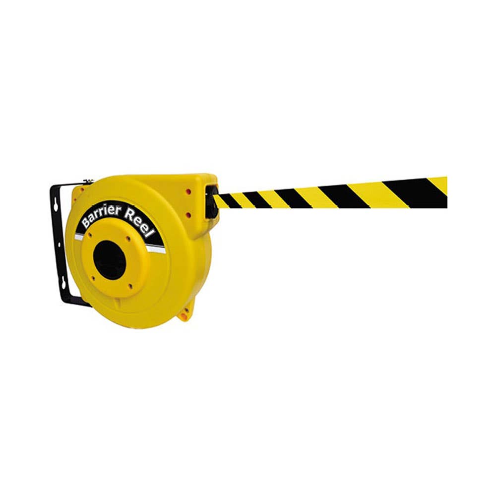 Hi Vis Mini Barrier Reel Yellow/Black 10m 557141 A5585