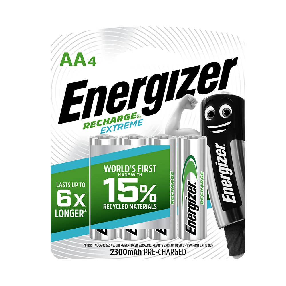 AA Rechargeable NiMH Batteries 4 Pk 95460002 E000018200