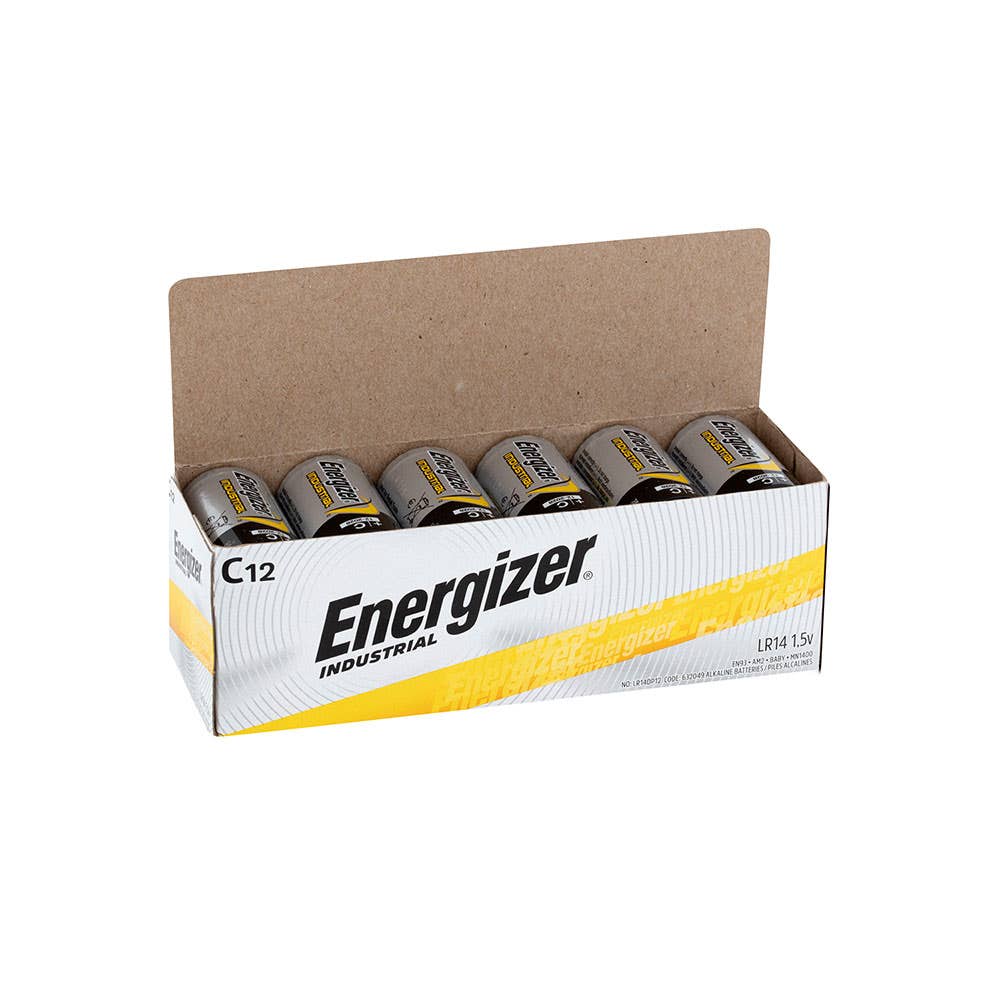 C Industrial Alkaline Battery 12 Pk 1020523 E0192100