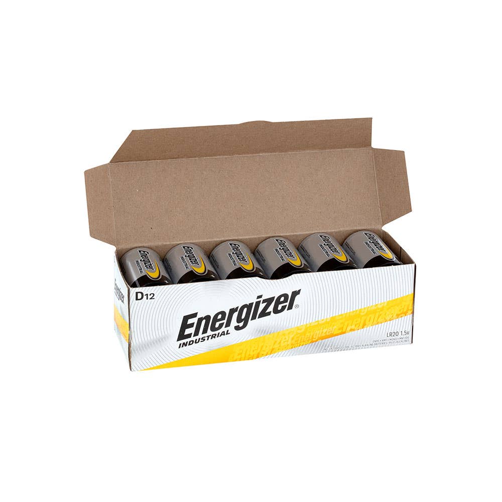 D Industrial Alkaline Battery 12 Pk 1005865 E0192200