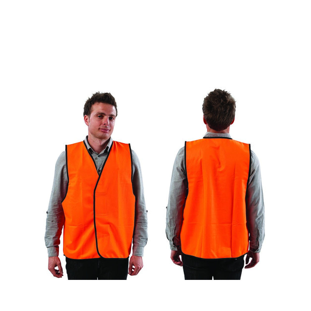 Vest Fluro Safety Day Poly 120gsm Orange 2XL Workit_40115371_VDO2XL