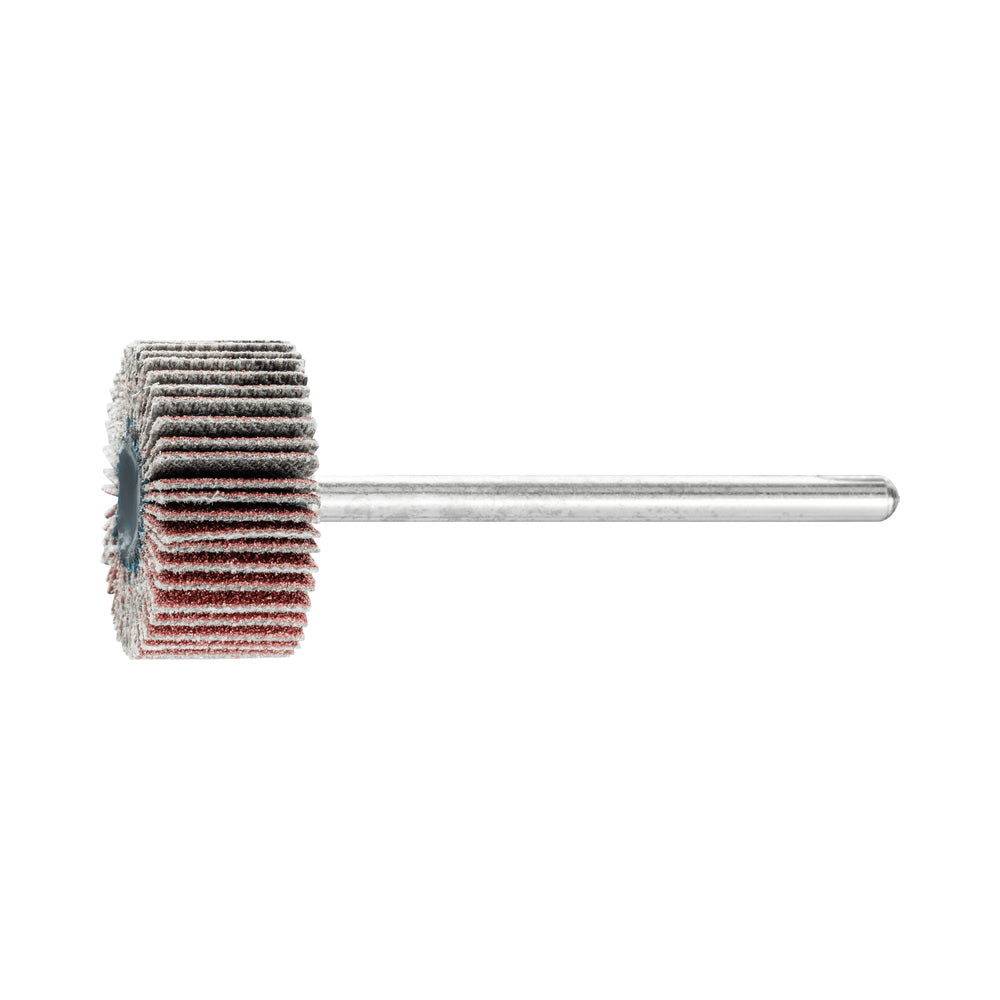 Alumoxide mounted flap wheel F 20x10 mm shank 3 mm A150 fine grind/finish_40108255_44400153