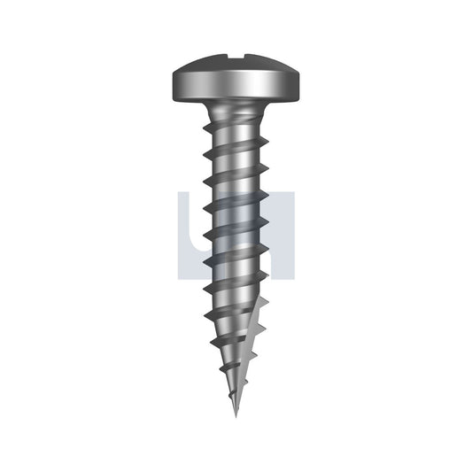 Type 17 Pan Head 304 Stainless Hec/Pozi Drive #10-12 25 - Pk 1000_40099334_T04WSPZ1012025