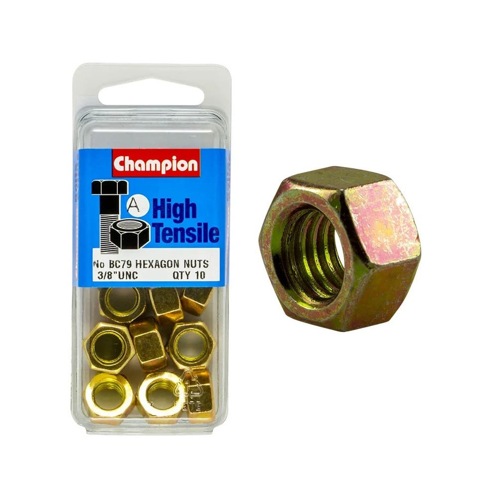 Nut Hex UNC 3/8'' Blister Pack_60039575_BC79