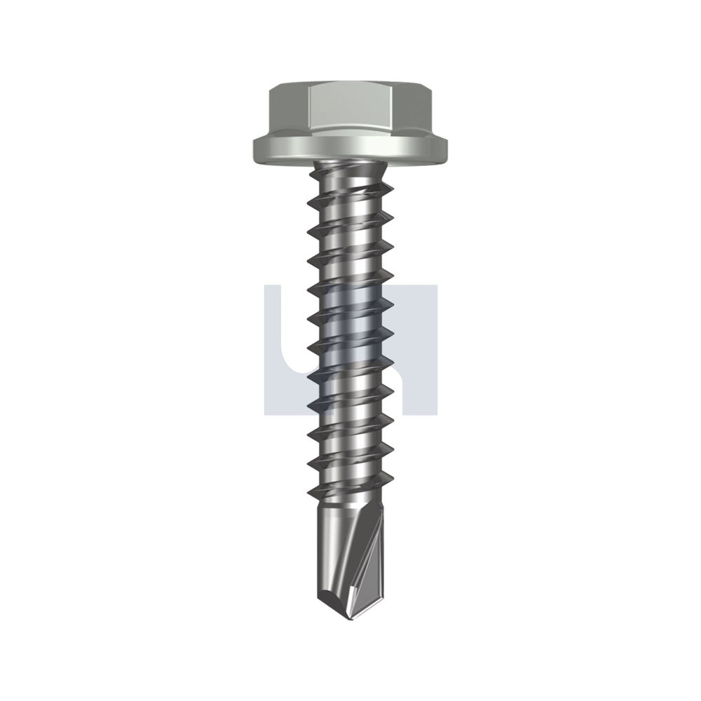 Metal Sds Flg Hex Hd Shale Grey (Gull Grey) -Cl4 As3566 #10-16 25 - Pk 100_40095696_TSGM4FH1016025