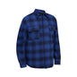 Jacket with Sherpa Lining Cotton 190gsm Blue Check 2XL Bisley_40114103_BJ6101_CBLU2XL