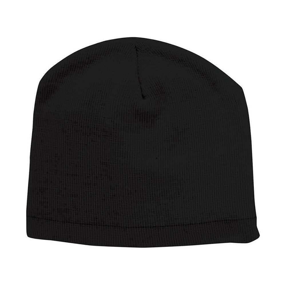 4240 Skull Acrylic Knit Beanie Black/Black 457022 4240-BL.BL