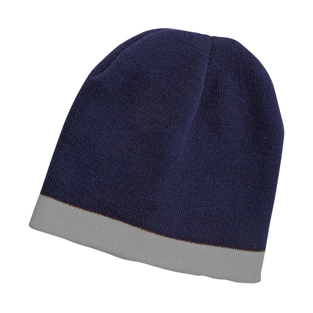 Beanie Skull Legend 4240 Acrylic Knit Navy/ Grey 487972 4240-NA.GY