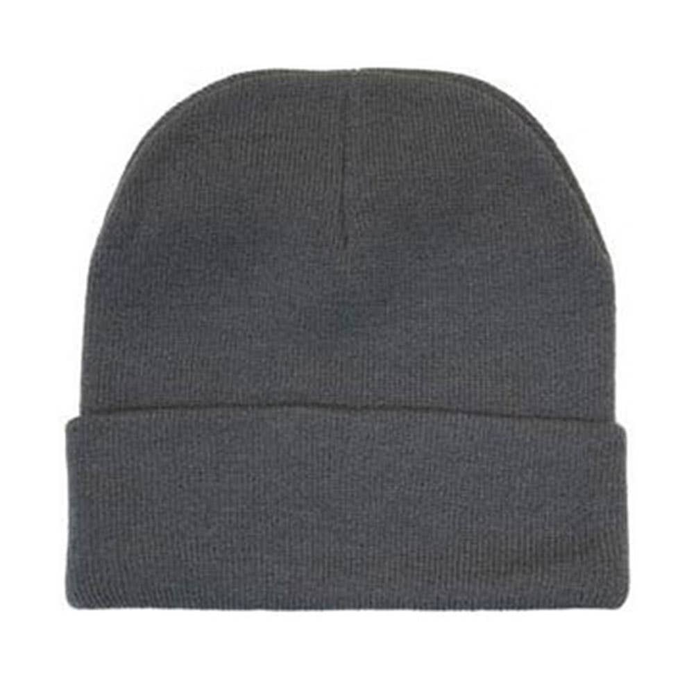 Arcylic  Toque  Beanie  CHARCOAL 4243 304358 4243-CHARCOAL