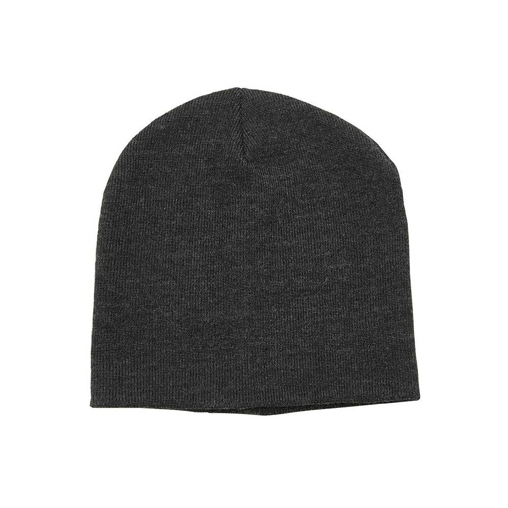 4405 Heather Skull Beanie Black 40030287 4405