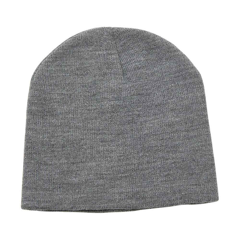 4405 Heather Skull Beanie Grey 40030288 4405