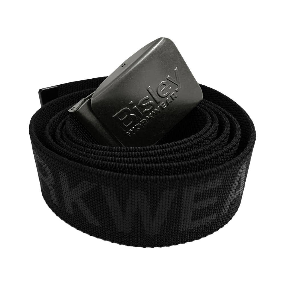 Stretch Webbing Belt with Adjustable Metal Buckle 38 x 1,270mm 40022411 BB101 BBLKONE