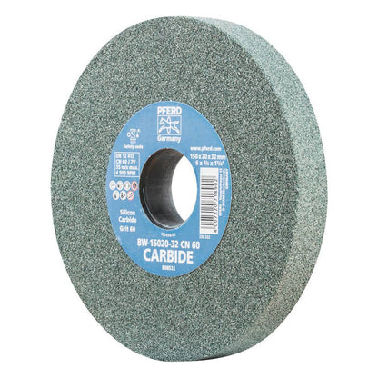 Pferd 150mm 60 Grit Green Silicon Carbide Bench Type Grinding Wheel 36004065 39008570