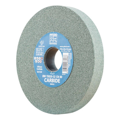 Pferd 150mm 80 Grit Green Silicon Carbide Bench Type Grinding Wheel 36004069 39009724