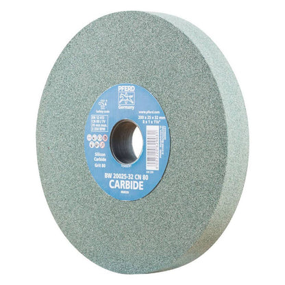 Pferd 200mm 80 Grit Green Silicone Carbide Bench Type Grinding Wheel_36004064_39009727_NLA