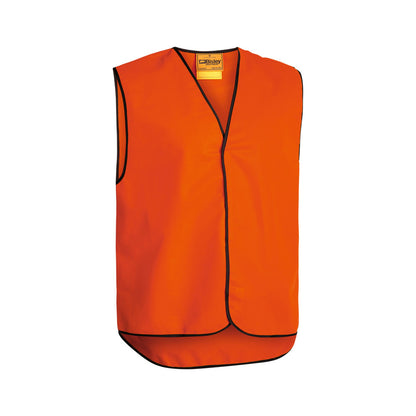 Vest Safety 100% Polyester 120gsm Orange Medium Bisley_40007676_BK0345_BF61M