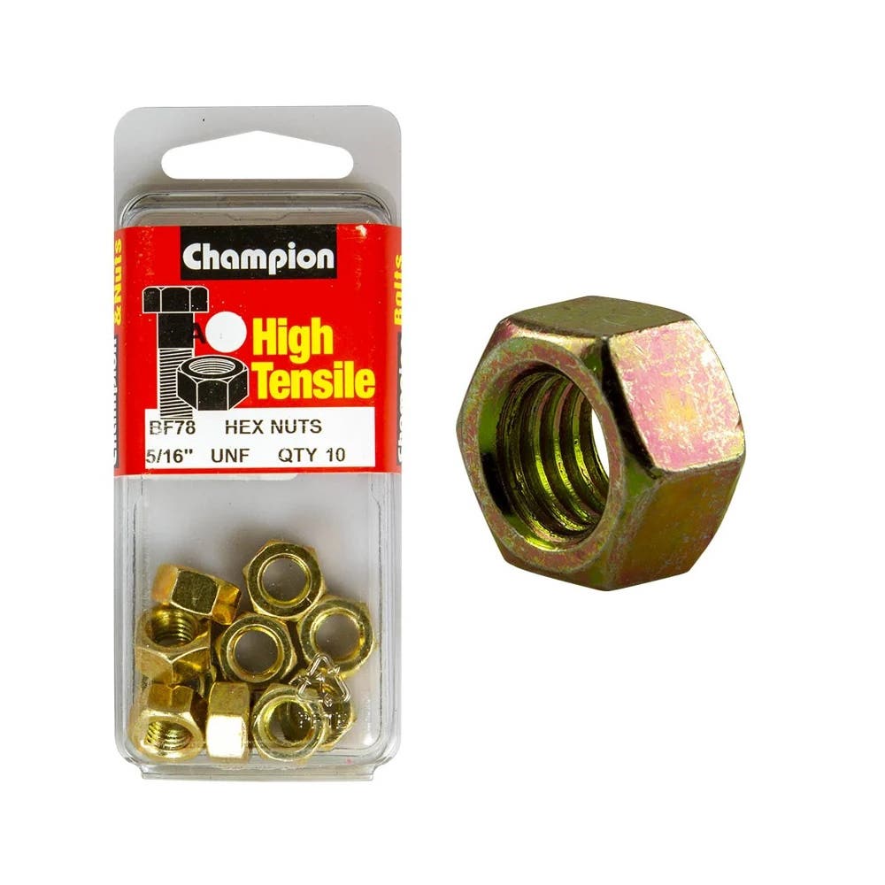 Nut Hex UNF 5/16'' Blister Pack_60039590_BF78