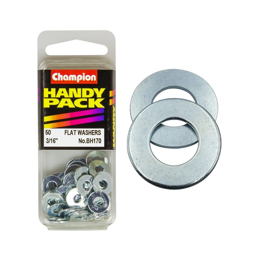 Washer Flat Steel 3/16'' Blister Pack_60039650_BH170