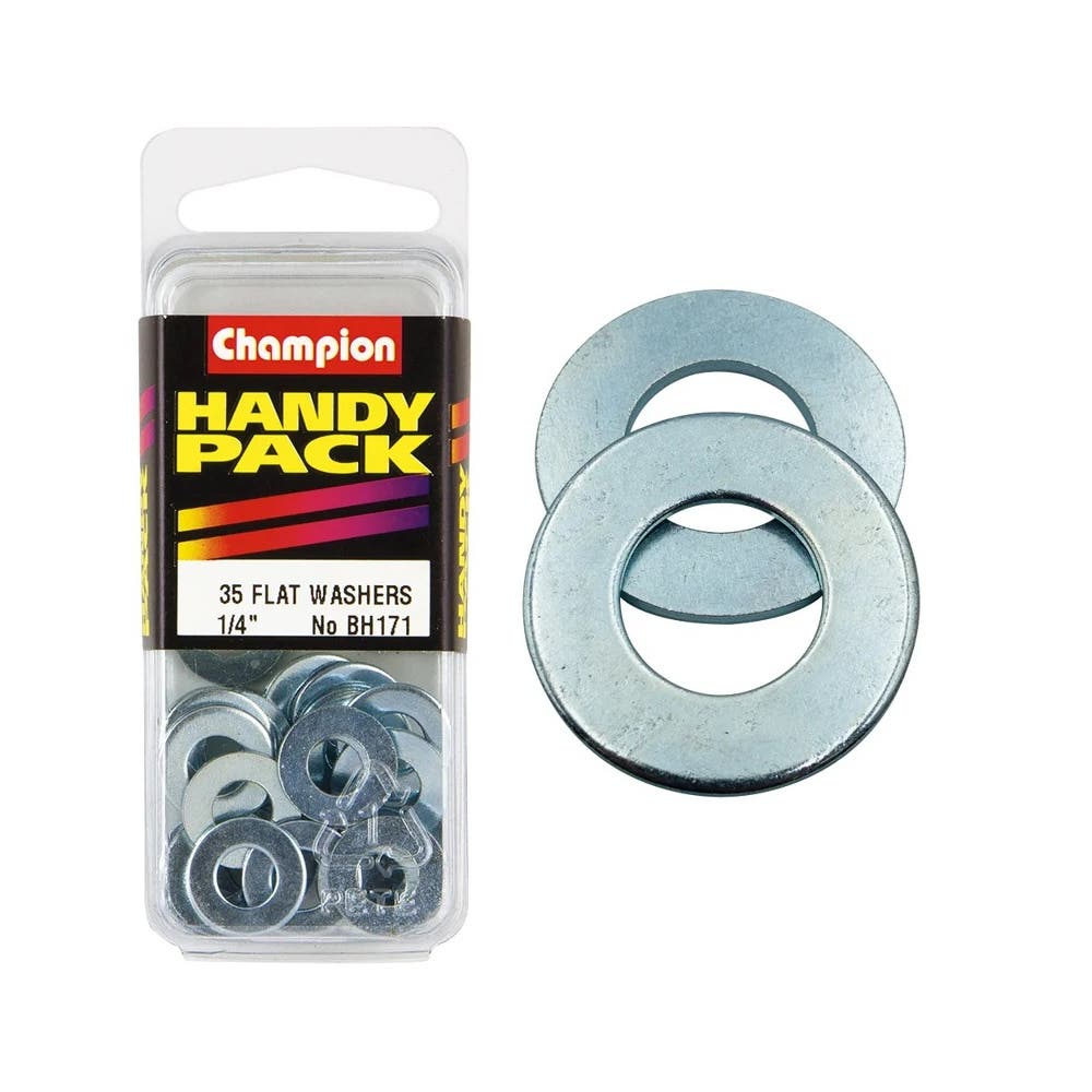 Washer Flat Steel 1/4'' Blister Pack_60039651_BH171