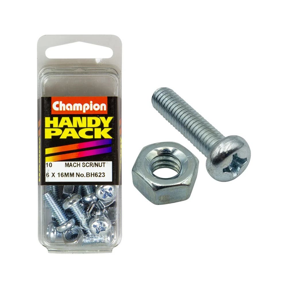 Screw Machine Metric 6 x 16mm Blister Pack_60039682_BH623