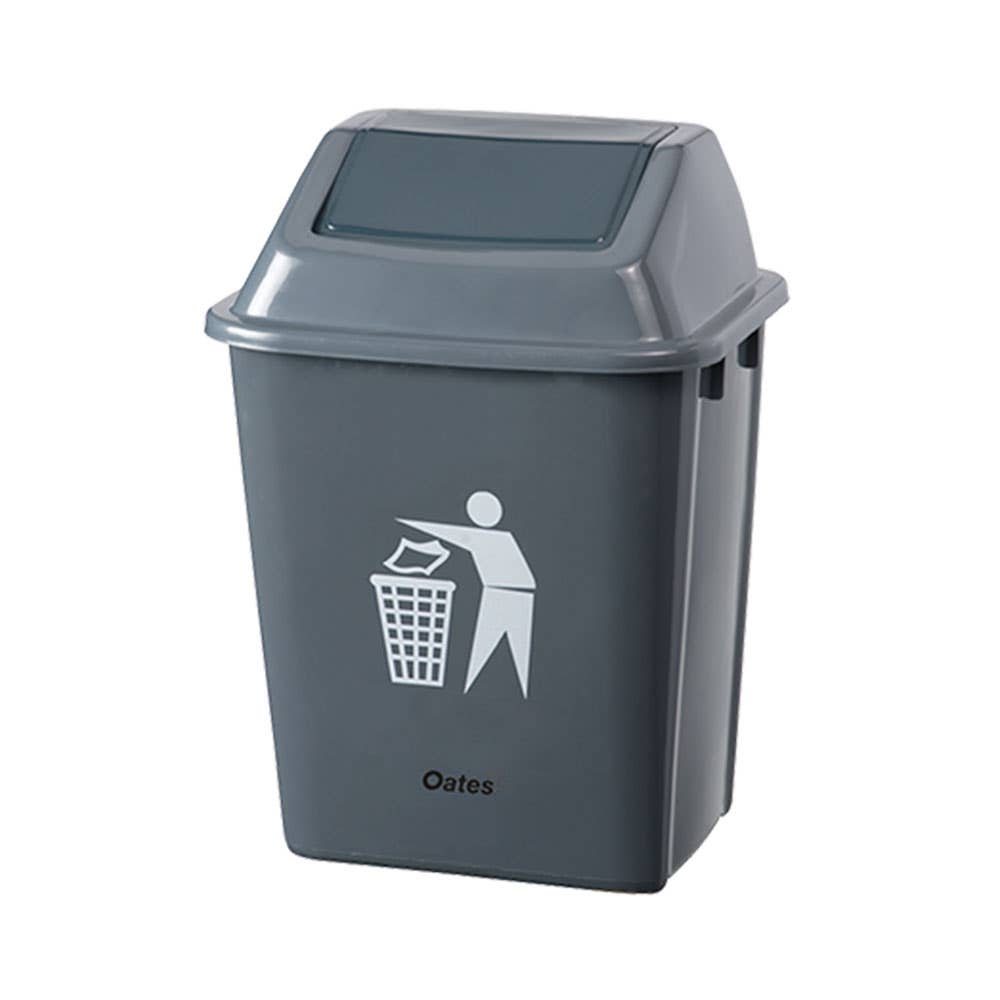 Flip Top Bin Grey 20L Oates 538091 165369