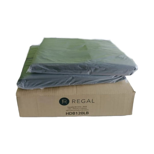 Bin Liners HDPE Black 120L Pk 50 90598003 HDB120LB