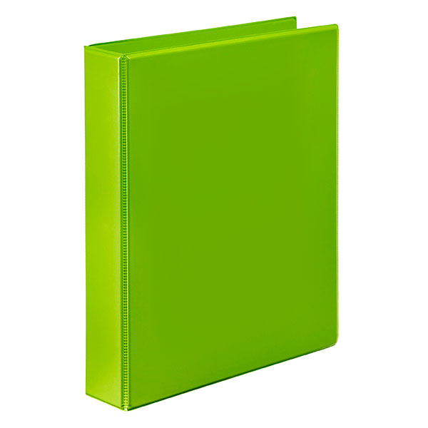 Binder Insert Clearview Ring A4 2D 25mm Lime Marbig_40034557_42938