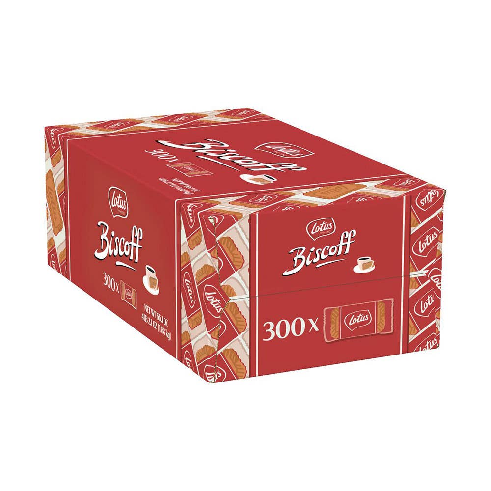 Lotus Biscoff Classic Portion Control Biscuits Carton 300 40036393 86112
