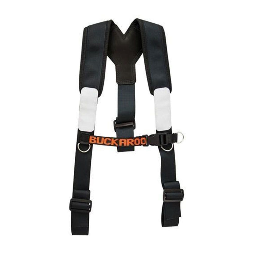 Black Leather Braces For Buckaroo Tool Belts 104291 TMHB