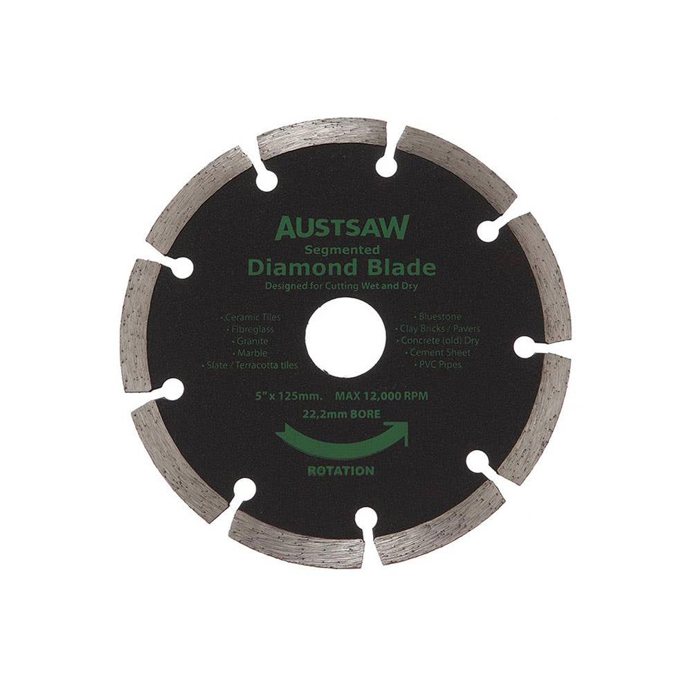Segmented Diamond Blade 125mm 453681 AUDIA125S