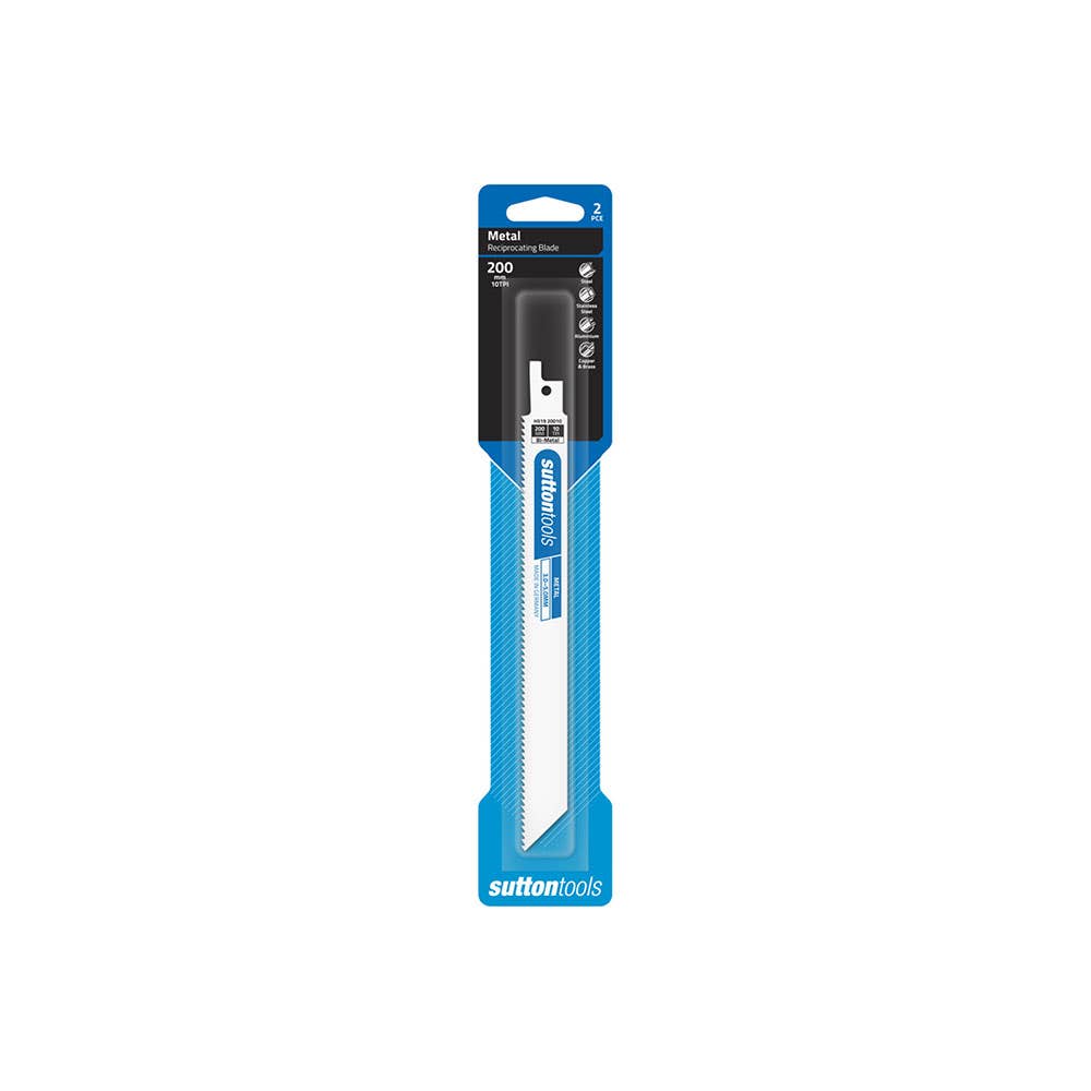 Metal Reciprocating Blade 200mm 10 TPI 2 Pk 511144 h51920010