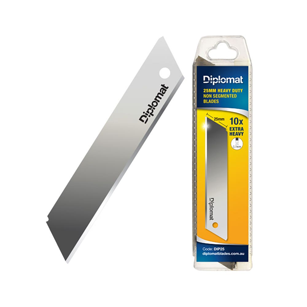 Blade Heavy Duty Non Segmented 25mm Pk10 Diplomat 293775 DIP-25