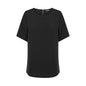 1798WS Taylor Women's Short Sleeve Soft Blouse Black 10 40048898 1798WS-BLK-10