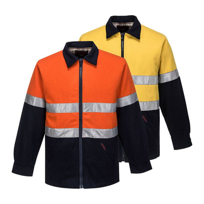 MW028 Wool Blend Bluey Jacket Portwest Infrabuild INFRAMW028